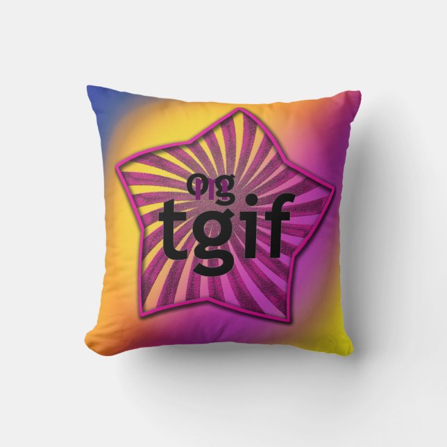 OMG! Tgif Kudde (Framsida)