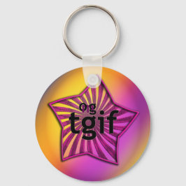 OMG! Tgif Nyckelring