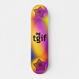 OMG! Tgif Skateboard Bräda 20 Cm