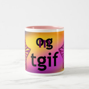 OMG! Tgif Två-Tonad Mugg
