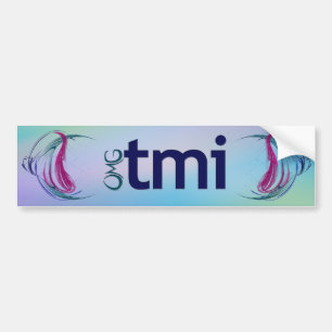 OMG! Tmi! Bildekal