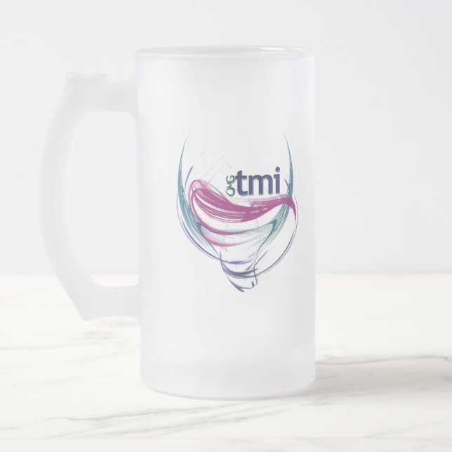 OMG! Tmi! Frostat Ölglas (Vänster)