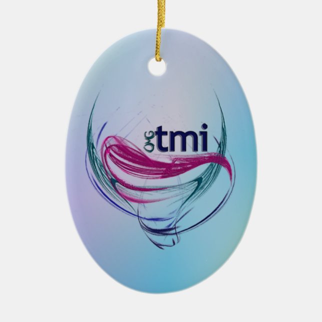 OMG! Tmi! Julgransprydnad Keramik (Framsidan)