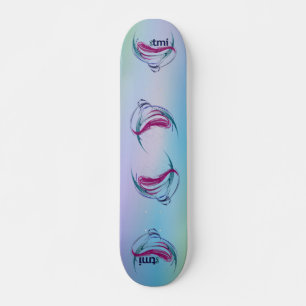 OMG! Tmi! Old School Skateboard Bräda 18 Cm