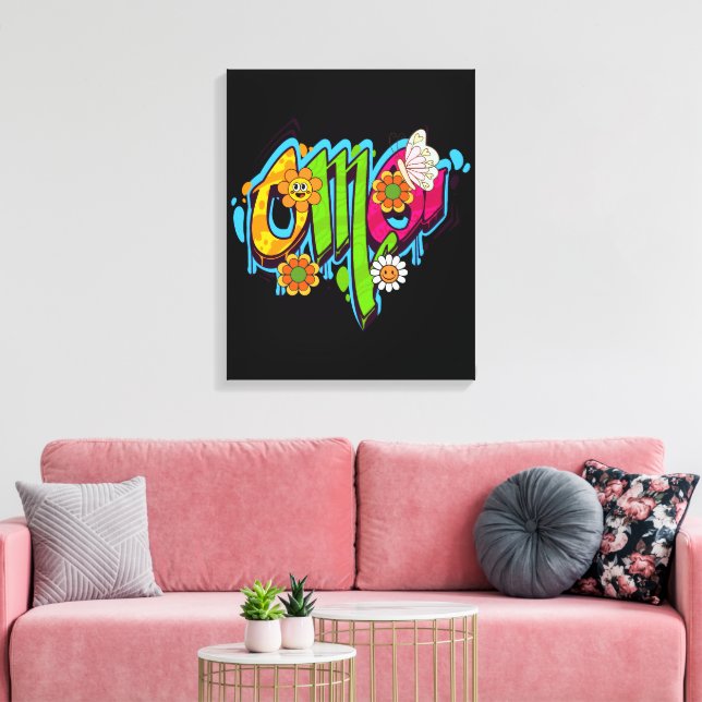 OMG Typogrraphy Canvastryck (Insitu (Vardagsrum))