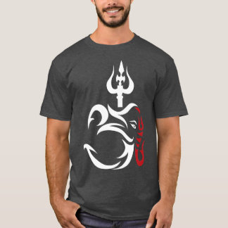 OMGanesha och Lord Shiva Divine Trident Trishul T Shirt