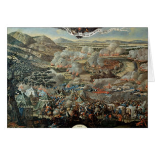 Omge av Wien av turksna i 1683 Hälsningskort