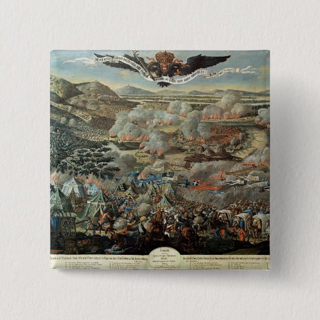 Omge av Wien av turksna i 1683 Knapp (Framsida)