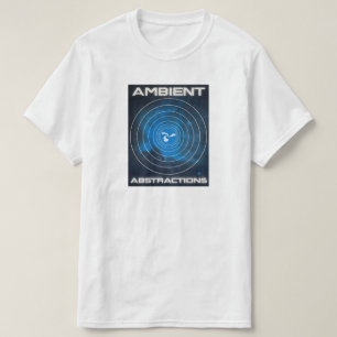 Omgivande abstraktiongalaxskjorta tee shirt