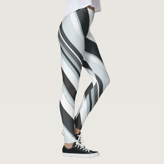 Omgivande monoton Contemporary Diagonal Rand Leggings (Höger)