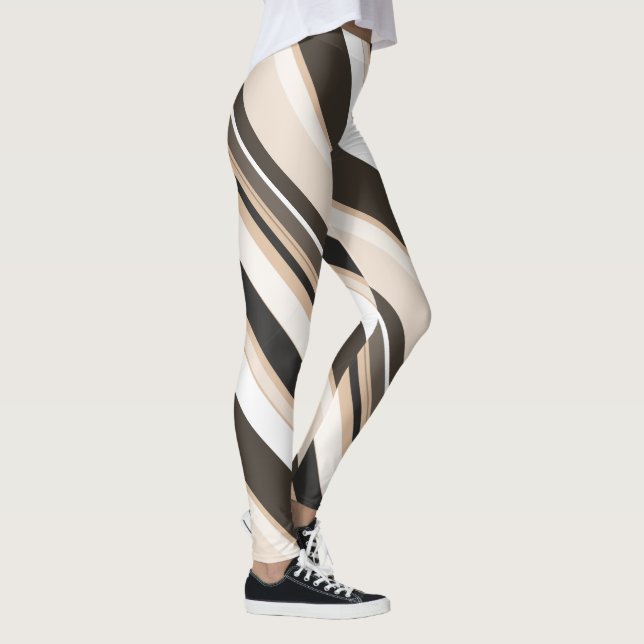 Omgivande monoton Contemporary Diagonal Rand Leggings (Höger)
