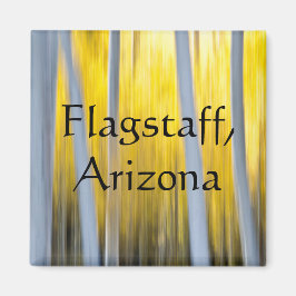 Omgiven av aspsträd Flagstaff, Arizona Magnet