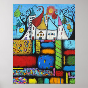 Omgiven av lycka poster