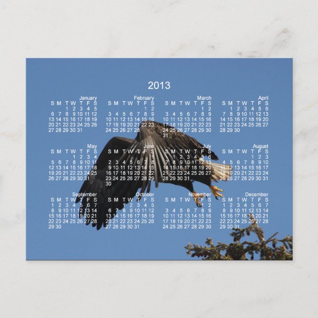 Omgiven av Vingar; 2013 års kalender Helg Vykort (Framsida)