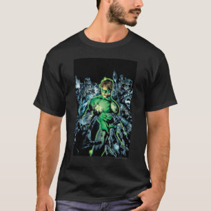Omgiven grön lykta - färg t-shirt