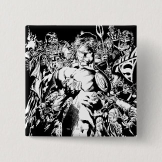 Omgiven grön lykta knapp