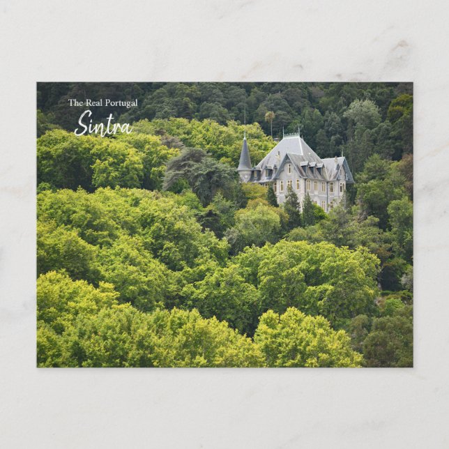 Omgiven i Sintra, Portugal  Vykort (Framsida)