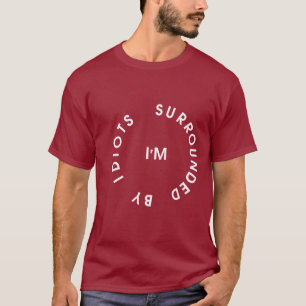 Omgivet av idioter tee shirt