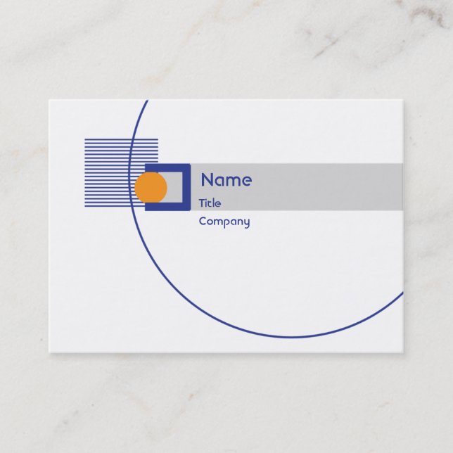 Omgivet - knubbig visitkort (Framsida)