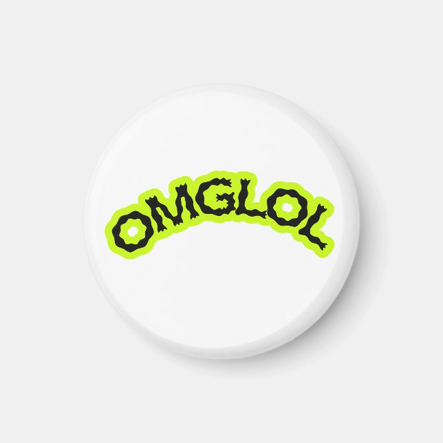 OMGLOL Retro 2000-tal Magnet – Rolig & Lekfull (Framsidan)
