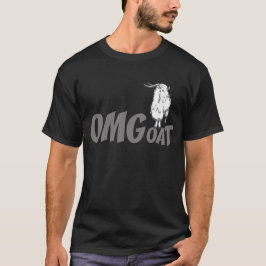 OMGoat Angora Goat Goat Älskare OMG Grått T-shirt
