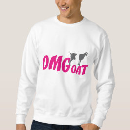 OMGoat LaMancha Goat the Goat Älskare OMG in Rosa Lång Ärmad Tröja