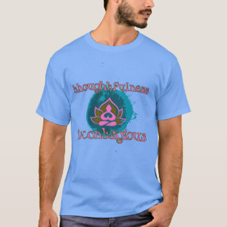 Omhändertagande är smittsamt Positivt citat pojke T Shirt