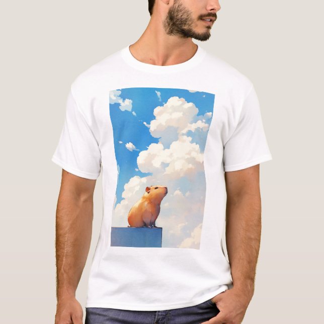 Omhändertagande Kapybara T Shirt (Framsida)