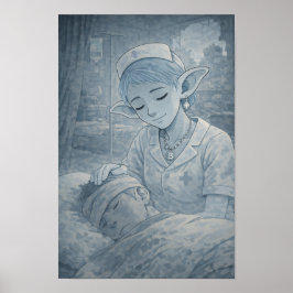 Ömhet / Sjuksköterska / Sjukhus Poster