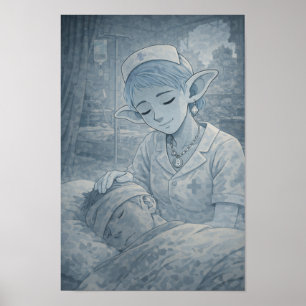 Ömhet / Sjuksköterska / Sjukhus Poster
