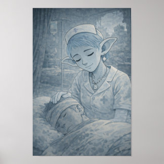 Ömhet / Sjuksköterska / Sjukhus Poster