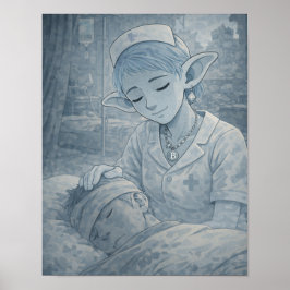 Ömhet / Sjuksköterska / Sjukhus Poster