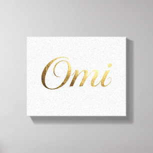 Omi Canvas Väggkonst Mormor