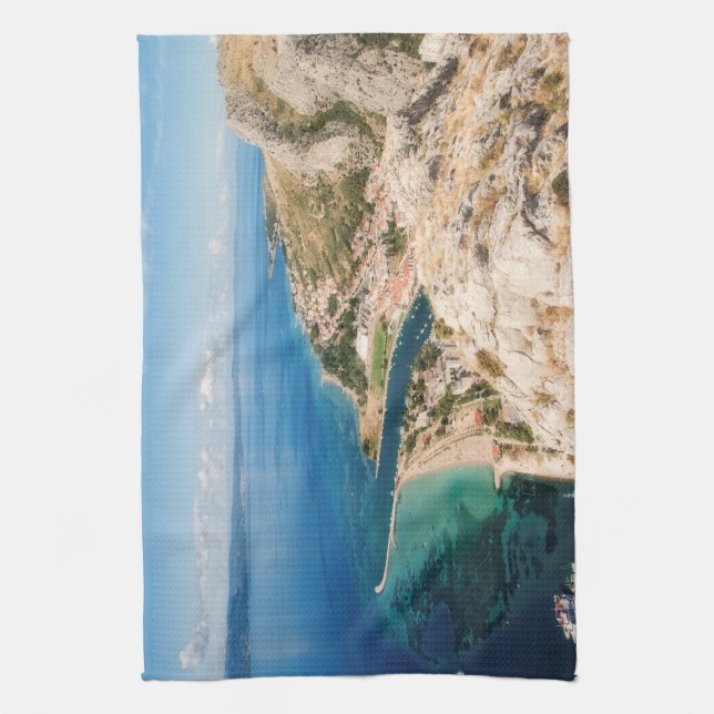 Omis, Kroatien - Adriatiska havet Kökshandduk (Vertikal)
