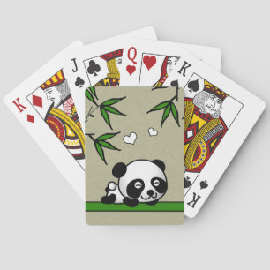 Omisstänkt Panda Spelkort