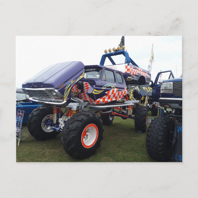 Omkonfigurera Lastbil Vykort (Framsida)