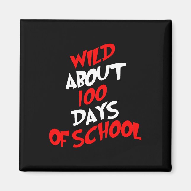 Omkring 100 dagars skoldag 100 dagars lärare Stude Magnet (Framsidan)