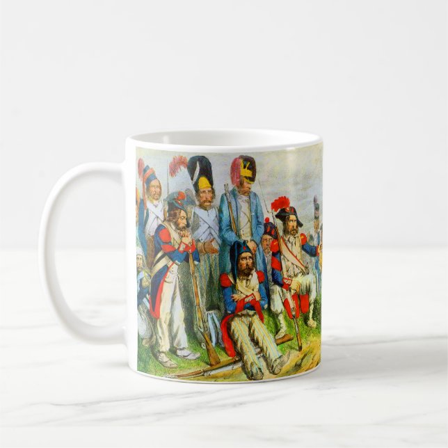 Omkring 1796 Napoleons soldater Kaffemugg (Vänster)