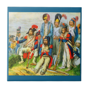 Omkring 1796 Napoleons soldater Kakelplatta