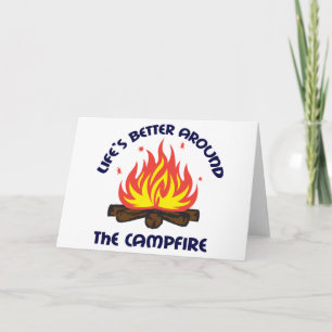 Omkring Campfire Kort