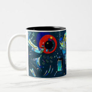 Omkring cirkeln - Kandinsky Två-Tonad Mugg
