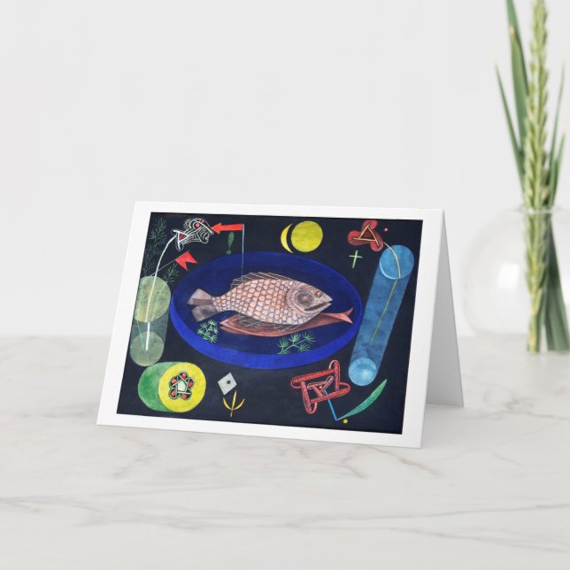 Omkring fisken, Paul Klee Kort (Framsida)