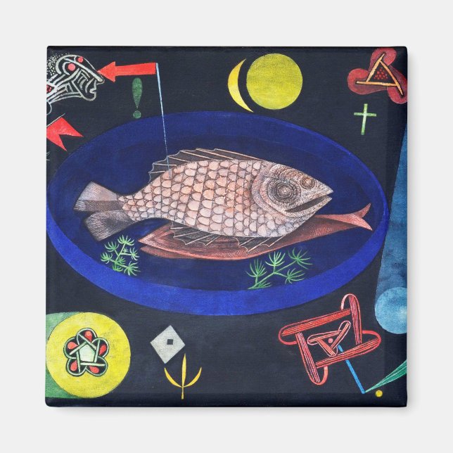 Omkring fisken, Paul Klee Magnet (Framsidan)