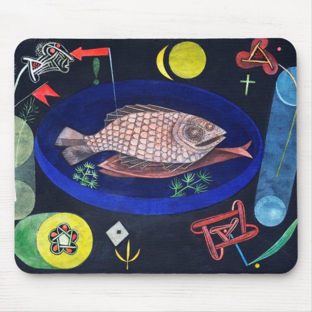 Omkring fisken, Paul Klee Musmatta (Framsidan)