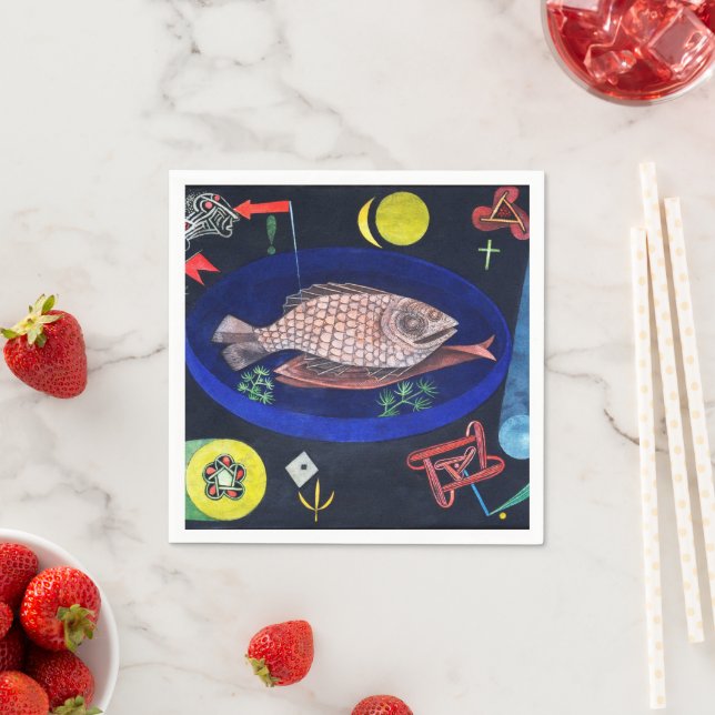 Omkring fisken, Paul Klee Pappersservett (Insitu)