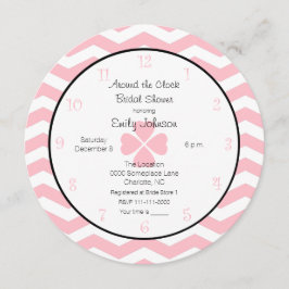 Omkring Klock Inbjudningskort för möhippan vid Ros