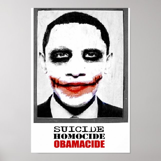 OMKRING. LOBOTOMISERAD. OBAMACIZED POSTER (Framsidan)