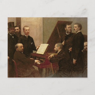 Omkring Piano, 1885 Vykort