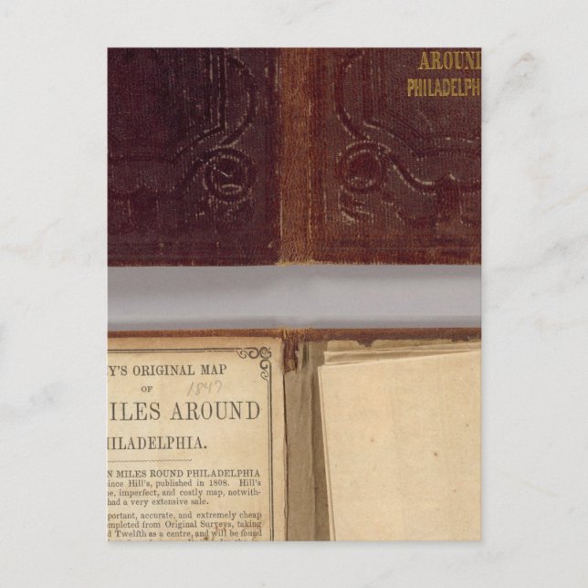 Omkring staden Philadelphia Vykort (Framsida)