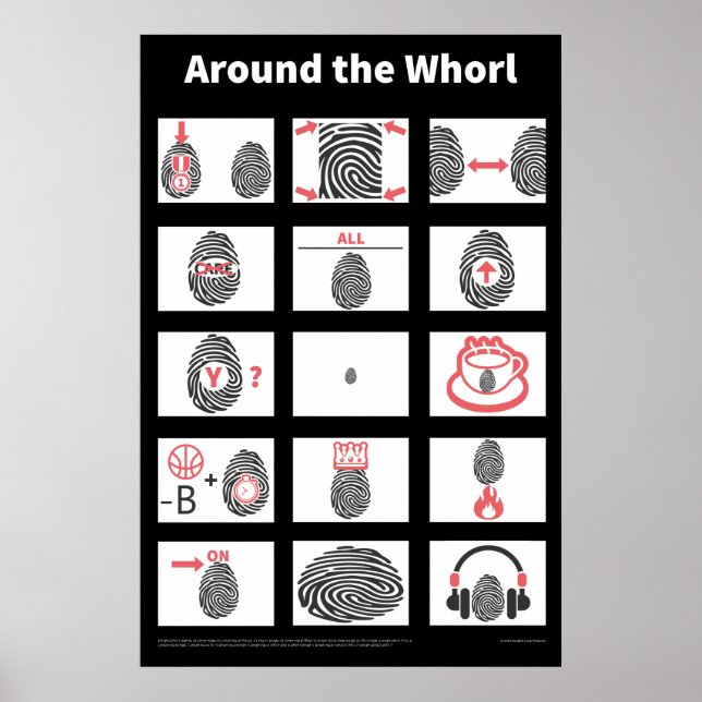 Omkring Whorl poster (Framsidan)